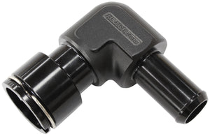 Aeroflow AF50-1000 LSA S/Charger Water Fitting 90Deg to 5/8" Barb Clip On F/Mal