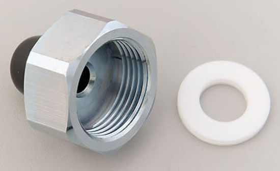 Nitrous Oxide (NOS) NOS16230 Bottle Nut Adaptor w/ Washer 1"-6AN