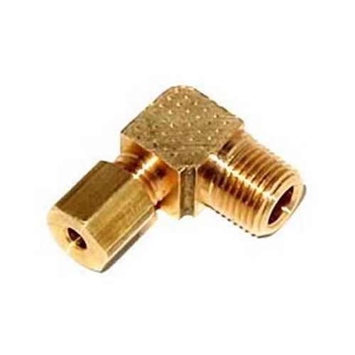 Nitrous Oxide (NOS) NOS16434 90¶ôÇ÷ Brass Compressing Fitting 1/8" NPT X 1/8" Tube