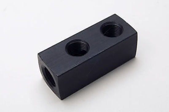Nitrous Oxide (NOS) NOS16710 Nitrous Distribution Block Single 1/8" Inlet Four 1/8" Outlets 16710