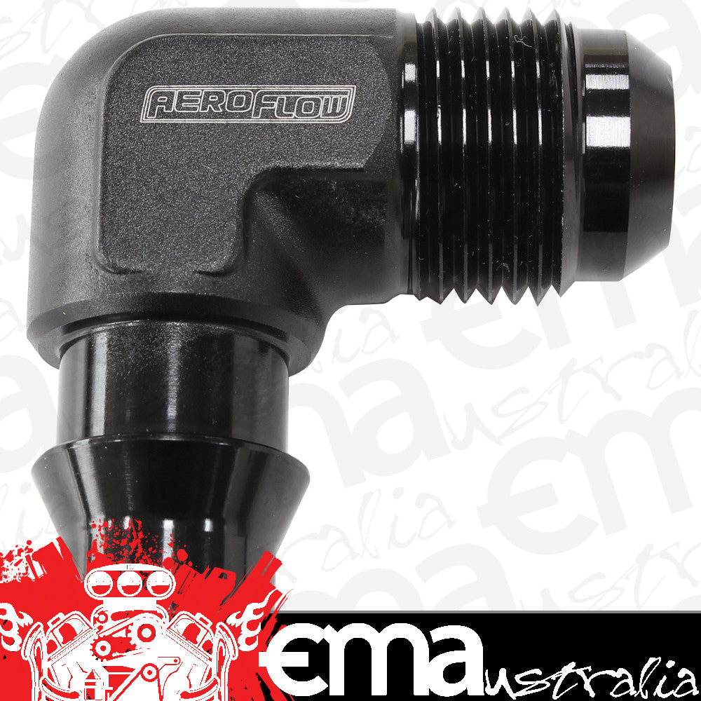 Aeroflow AF50-1011 LSA S/Charger Water Fitting 90Deg to -10AN Clip In Male