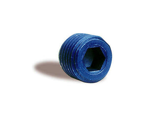 Nitrous Oxide (NOS) NOS17200 Allen Pipe Plug 1/16" NPT Aluminium Blue Anodized 17200