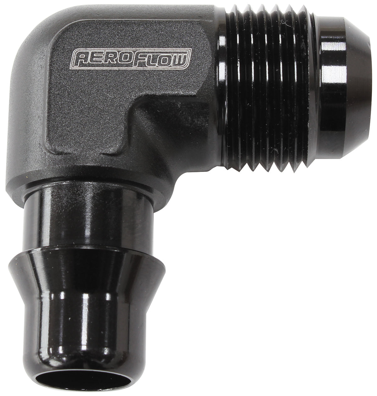 Aeroflow AF50-1011 LSA S/Charger Water Fitting 90Deg to -10AN Clip In Male