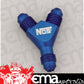 Nitrous Oxide (NOS) NOS17830 Specialty -4 AN Male Y Fitting Blue Anodized 17830