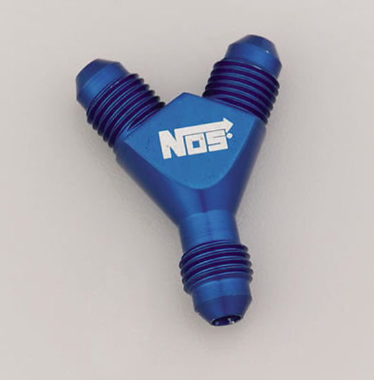 Nitrous Oxide (NOS) NOS17830 Specialty -4 AN Male Y Fitting Blue Anodized 17830