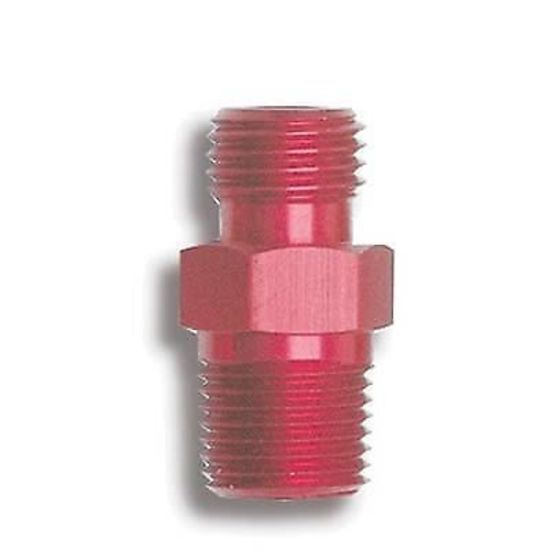 Nitrous Oxide (NOS) NOS17953 Flare Jet Fitting -3 AN Male to 1/8" NPT Male Alloy Red Anodized 17953