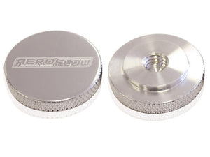 Aeroflow AF55-1002 Air Cleaner Nut 1/4" Polished Female Thread 1/4" Unc