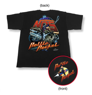Nitrous Oxide (NOS) NOS19070-XL Bottle Rocket Logoed Black Cotton T-Shirt Xl 19070-Xl