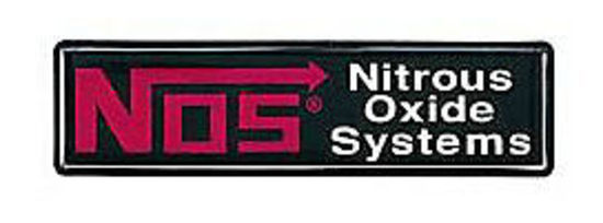 Nitrous Oxide (NOS) NOS19150 Logo Sticker 2.750" X 1.0"