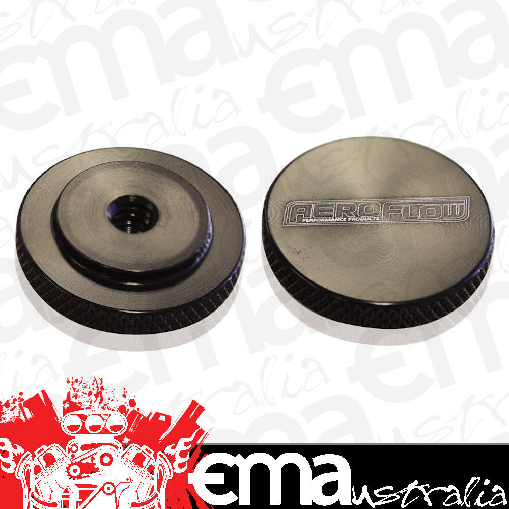 Aeroflow Performance Products AF55-1003BLK Air Cleaner Nut 5/16" Black Female Thread 5/16" Unc
