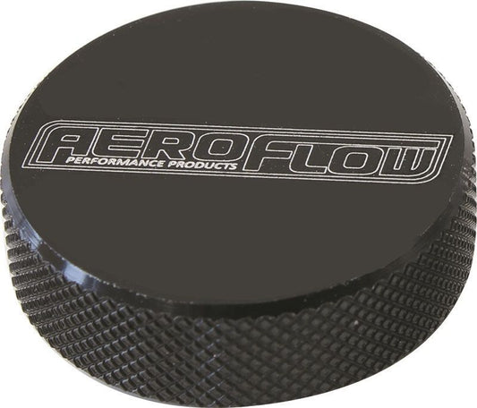 Aeroflow AF55-1005BLK Tall Air Clean Nut 1/4" Black Female Thread 1/4" Unc