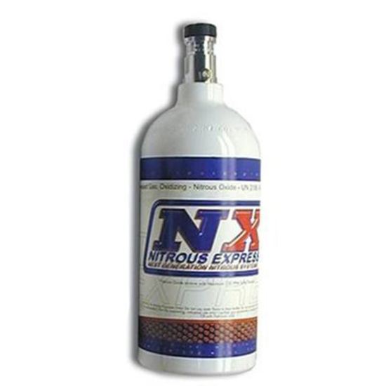 Nitrous Express NX11025 Nitrous Bottle 4.375'' 2.5 lb Aluminum 12.375'' Length White (each)