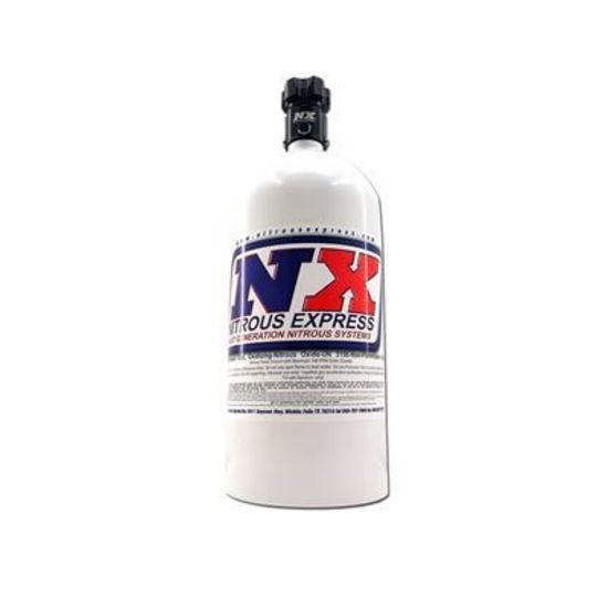 Nitrous Express NX11055 Nitrous Bottle 5.250'' 5 lb 16.140'' Length w/Motorcycle Chrome Valve