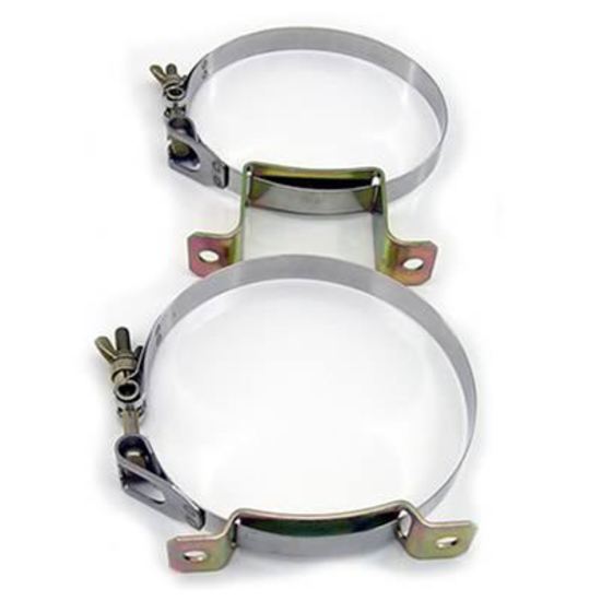 Nitrous Express NX11106C Stainless Steel Bottle Brackets for 12lb Composite Bottle