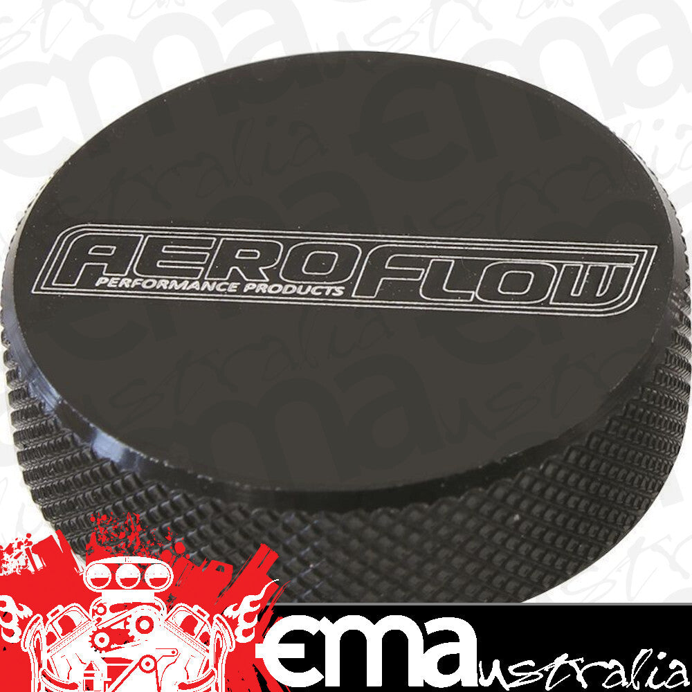 Aeroflow AF55-1006BLK Tall Air Clean Nut 5/16" Blackfemale Thread 5/16" Unc