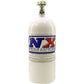 Nitrous Express NX11150 Nitrous Bottle 6.810'' 15 lb Aluminum 16.562'' Length White (each)