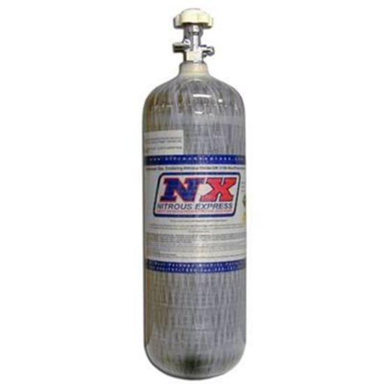 Nitrous Express NX11152 Nitrous Bottle 6.890'' 12 lb Carbon Fiber 23.250'' Length Natural (each)