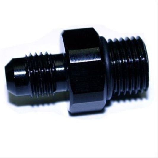 Nitrous Express NX11721 Adapter Nitrous Bottle Aluminum Black Anodized Male -6 AN O-Ring To Male -4 AN (each)