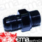 Nitrous Express NX11722 Adapter Nitrous Bottle Aluminum Black Anodized Male -6 AN O-Ring To Male -6 AN (each)