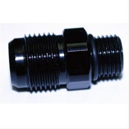 Nitrous Express NX11723 Adapter Nitrous Bottle Aluminum Black Anodized Male -6 AN O-Ring To Male -8 AN (each)