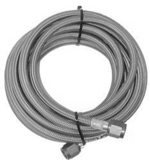Nitrous Express NX14168 High Flow -6 AN Braided Race Hose 14 Ft. Long