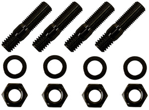 Aeroflow AF55-1008BLK Aeroflow Carb Stud Kit 1-3/8" 35mm Oal Black
