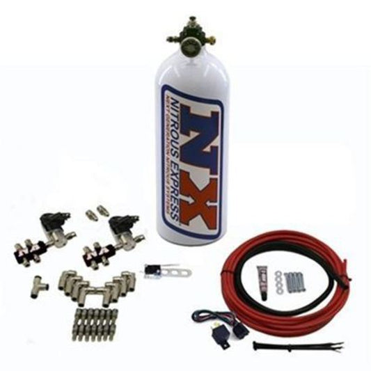 Nitrous Express NX15137 Pumpless Direct Port Water Methanol 8 Cylinder