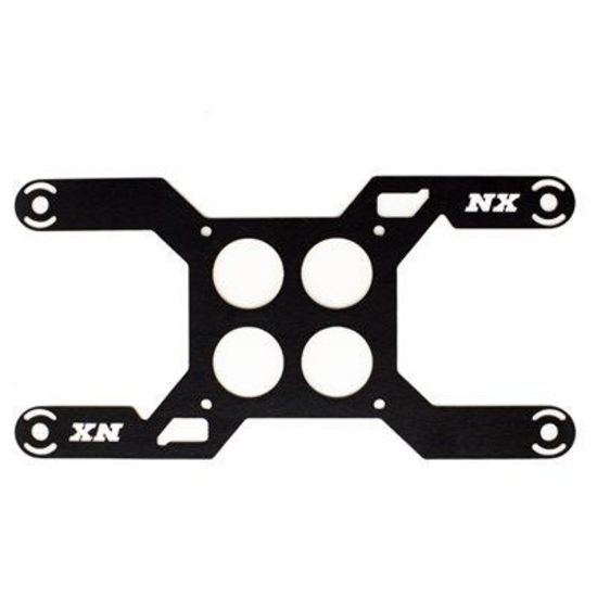 Nitrous Express 15729D CARB PLATE SOLENOID BRACKET FOR Dominator (4 solenoid)