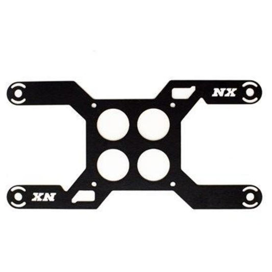 Nitrous Express 15729D CARB PLATE SOLENOID BRACKET FOR Dominator (4 solenoid)