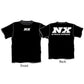 Nitrous Express 16503 4X Black T-Shirt W/ WHITE NX