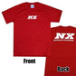 Nitrous Express NX1656-Shirt Red w/ White Nitrous Junkie Logo