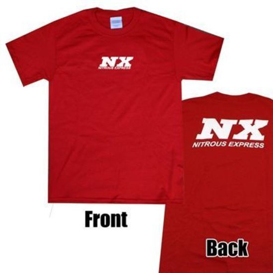 Nitrous Express NX1656-Shirt Red w/ White Nitrous Junkie Logo