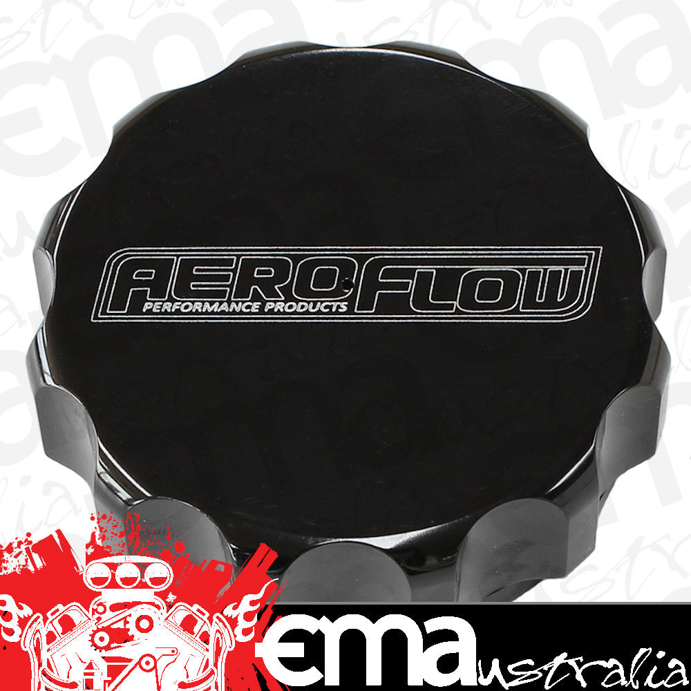 Aeroflow AF59-1021BLK Replacement Black Cap with Breather For Power Steer Tanks