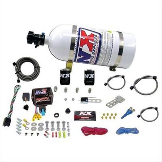 Nitrous Express NX20928-10 Nitrous System 10 lb Bottle Instaboost Digital Kit Efi Kit