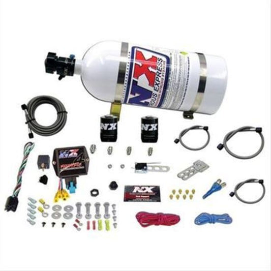 Nitrous Express NX20928-10 Nitrous System 10 lb Bottle Instaboost Digital Kit Efi Kit