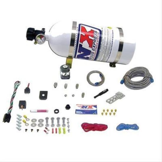 Nitrous Express 21000-10 DRY EFI SINGLE NOZZLE SYSTEM (35-150HP) LESS BOTTLE