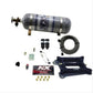 Nitrous Express NX40040-12 Nitrous Oxide System Hitman Wet 100-200 HP 12 lb Bottle White Square Bore 4-Barrel Kit