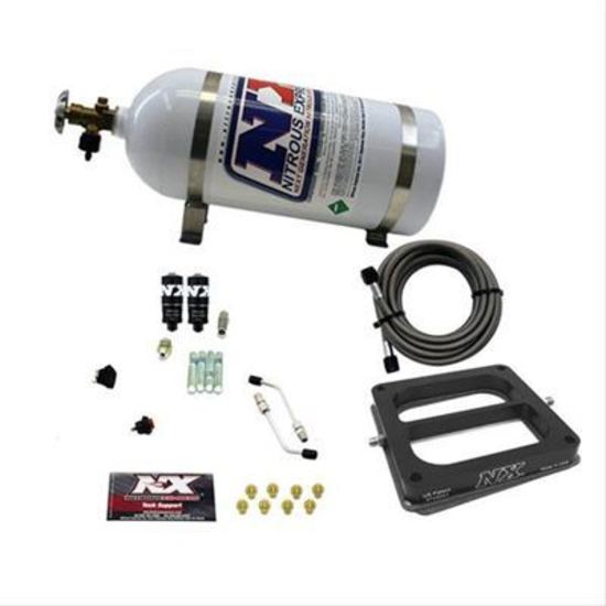 Nitrous Express NX40070-10 Nitrous System 10 lb Bottle Hitman Dominator 100-150-200 HP Kit