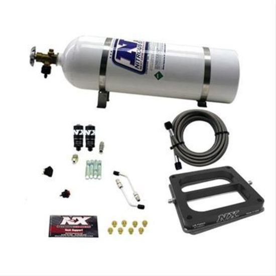 Nitrous Express NX40070-15 Nitrous System 15 lb Bottle Hitman Dominator 100-150-200 HP Kit