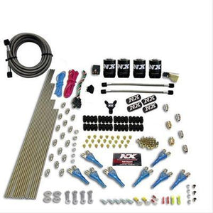 Nitrous Express NX90006-00 Nitrous Syst. Pro Shark Nozzle Gas(200-300-400-500-600HP) 4 Solenoids No Bottle