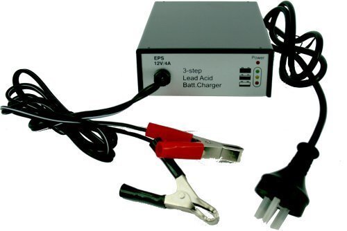 Odyssey ODBC12V Battery Charger 3 Step 12 Volt - 4 Amp Able For 12Ah-60Ah Lead-Acid Batter Y