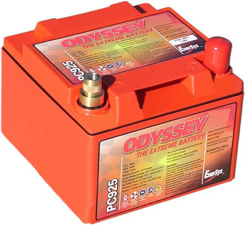 Odyssey ODPC925MJT Dry Cell 12 V Deep Cycle Battery 330 Cca 6.6"L X 7"W X 5"H