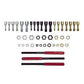 OEM Specialty Tools OES-27142 Oem Automotive Tools Automotive Thread Restorer Kits Taps And Dies Steel Chaser Files