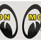 Mooneyes OPG-C220155 Eye Sticker Vinyl Novelty Decal Set Of 2