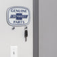 ORB-90160747 Genuine Chevrolet Parts Embossed Steel Coat Hook Sign