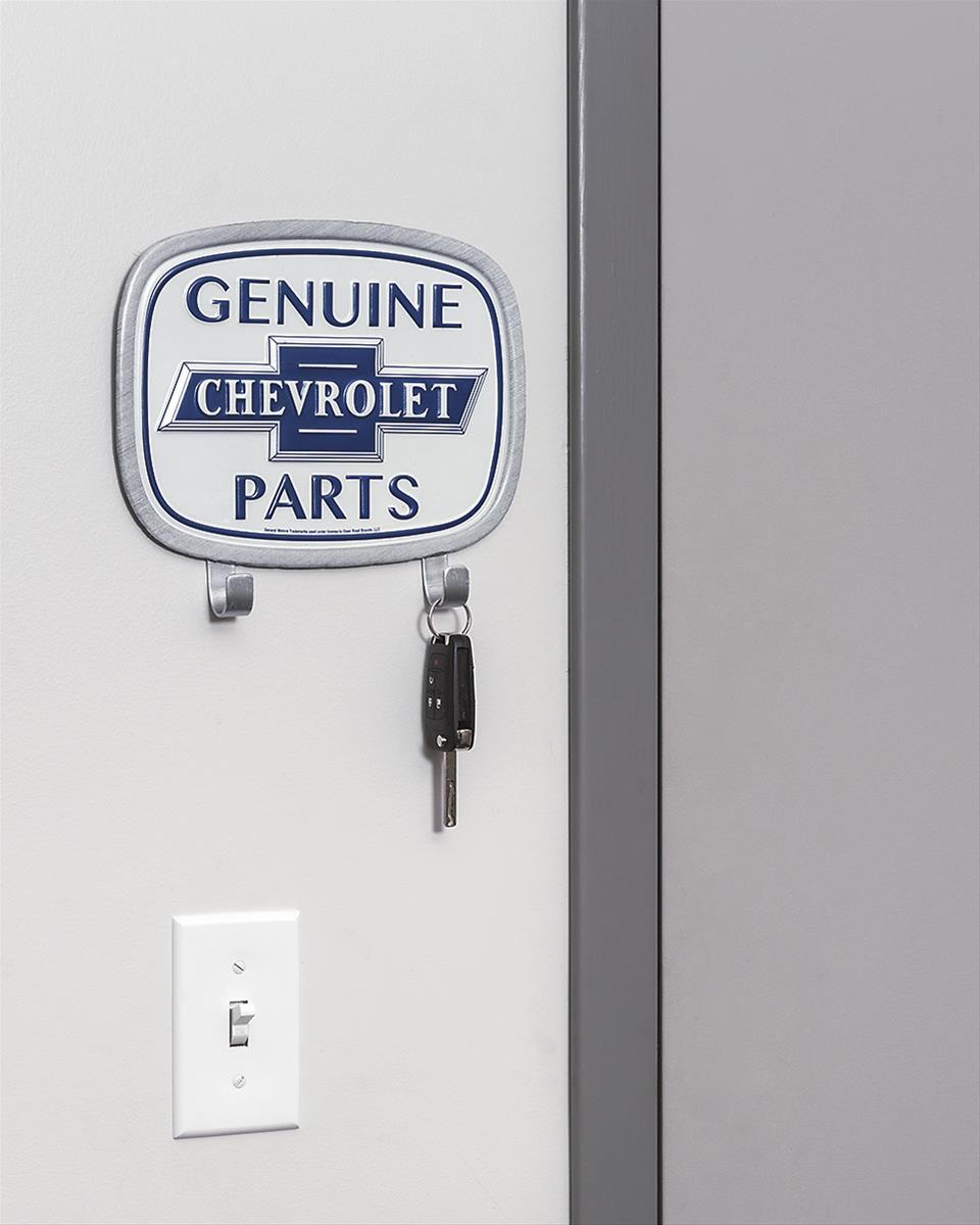 ORB-90160747 Genuine Chevrolet Parts Embossed Steel Coat Hook Sign