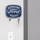 ORB-90160748 Genuine Ford Parts Embossed Steel Coat Hook Sign