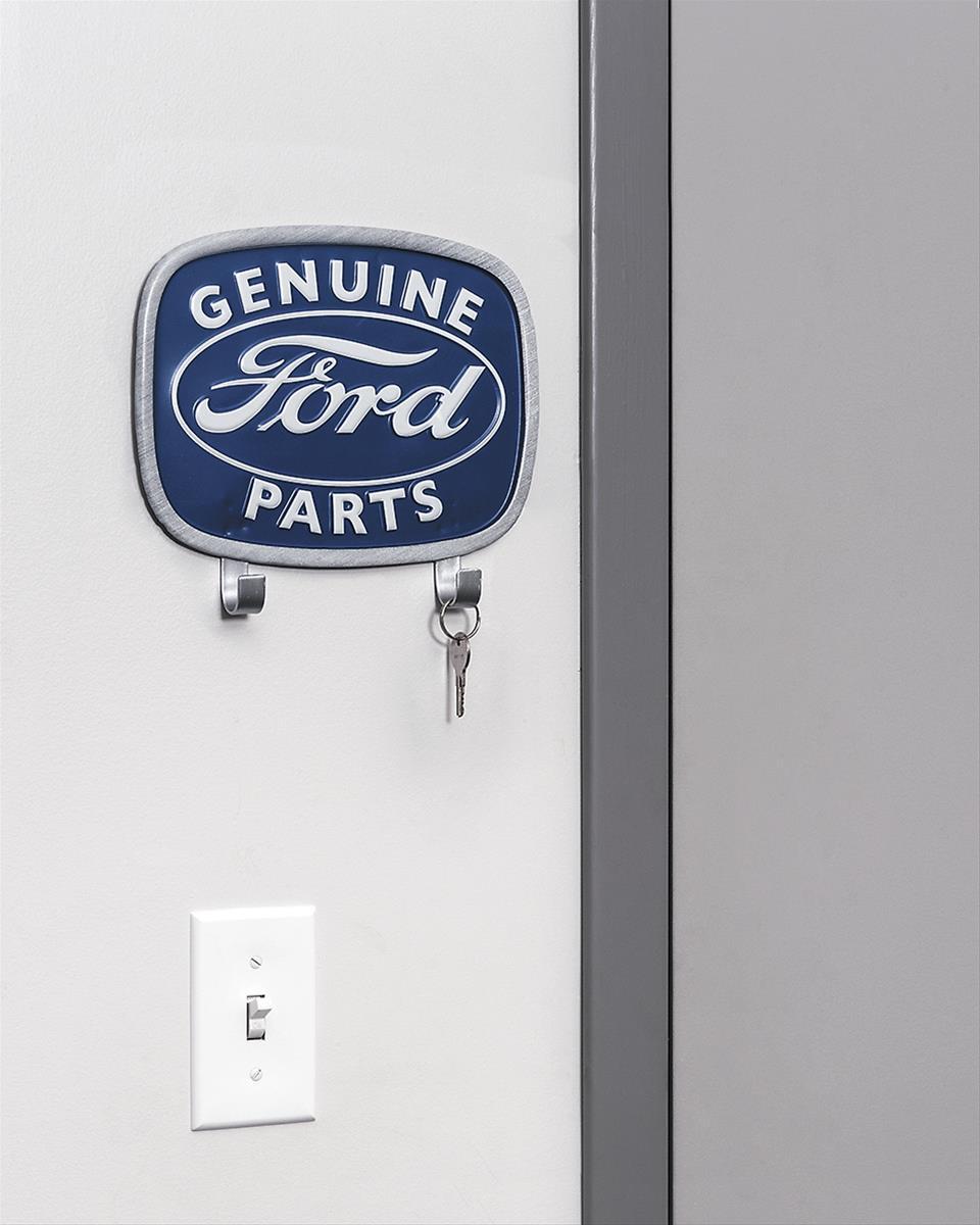 ORB-90160748 Genuine Ford Parts Embossed Steel Coat Hook Sign