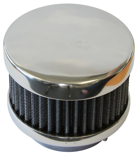 O'Brien Truckers OTAC4SC Polished Smooth Air Cleaner 4" O.D X 3-5/8" H suit 2-5/8" Carburettor Neck