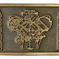 O'Brien Truckers OTBBA Ardun Bronze Belt Buckle suit 1-1/2" Wide Belt